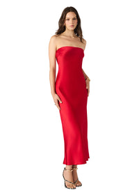 Jessamine Dress - Dark Red