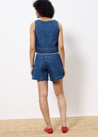Dafne Denim Tank - Bleu Jean