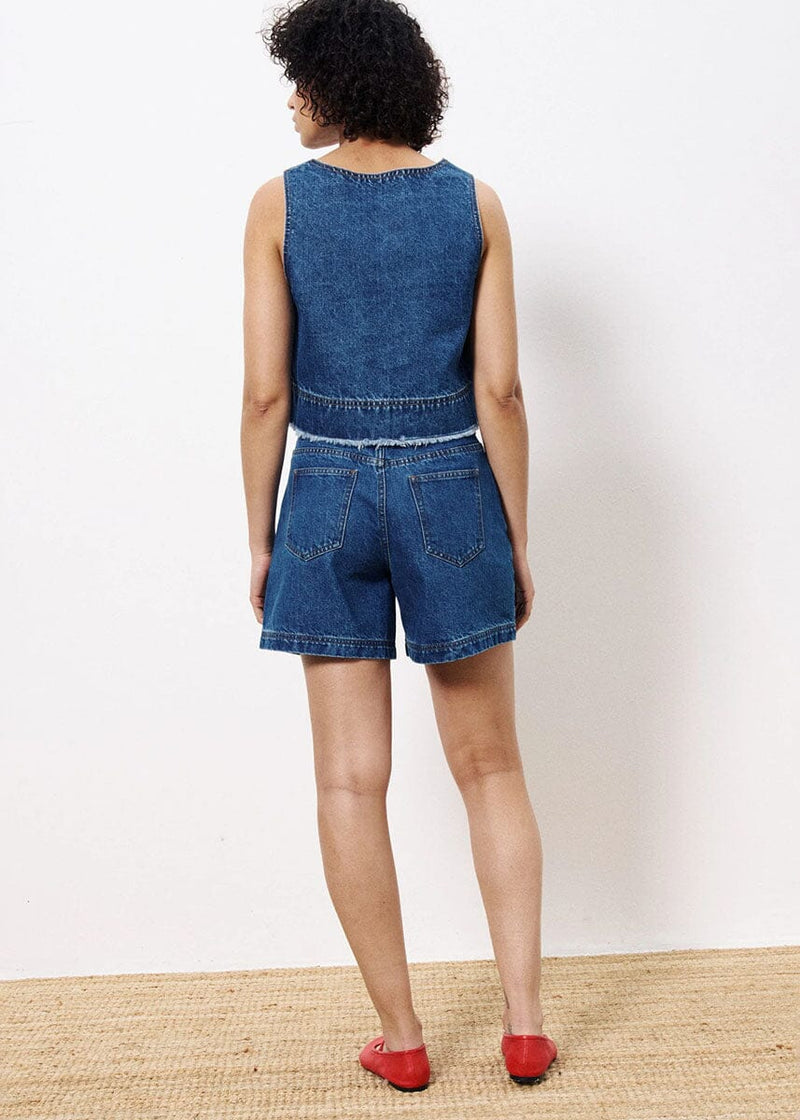 Dafne Denim Tank - Bleu Jean