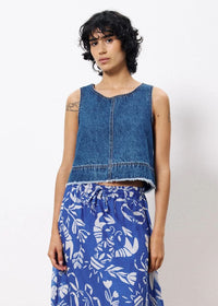 Dafne Denim Tank - Bleu Jean