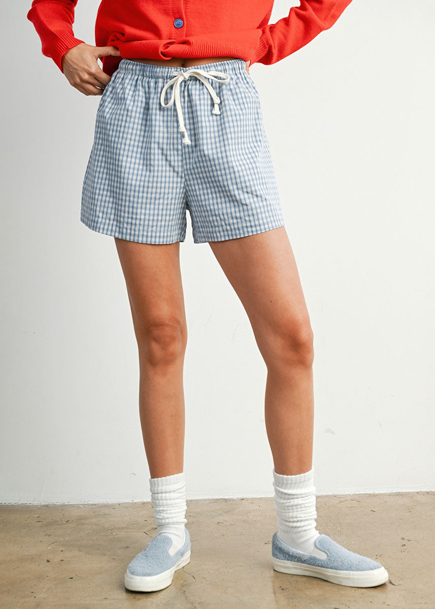 Kiah Striped Boxer Short - Blue