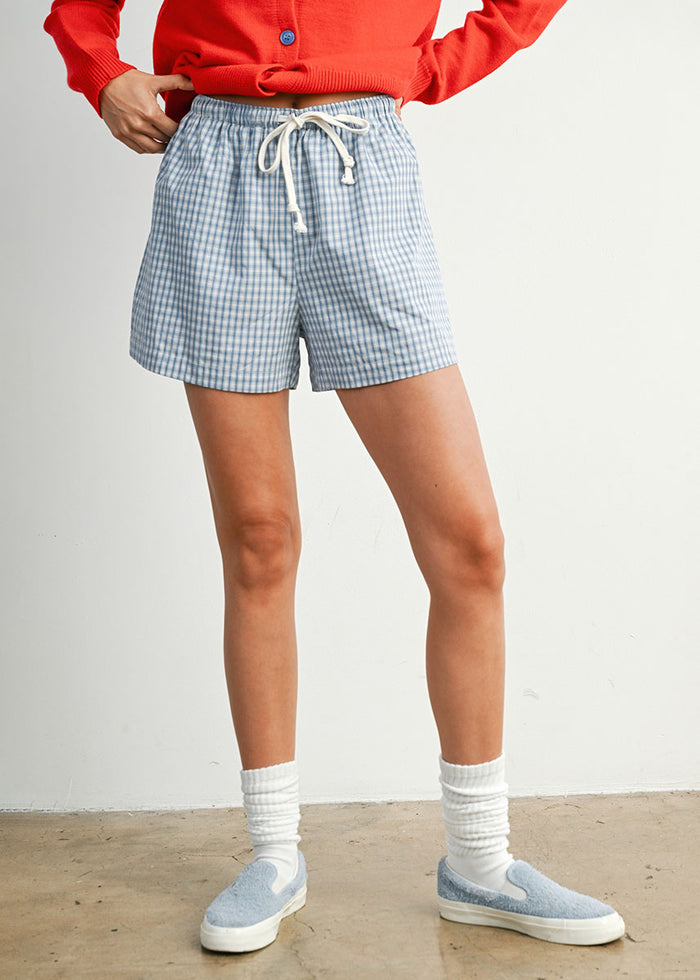 Kiah Striped Boxer Short - Blue