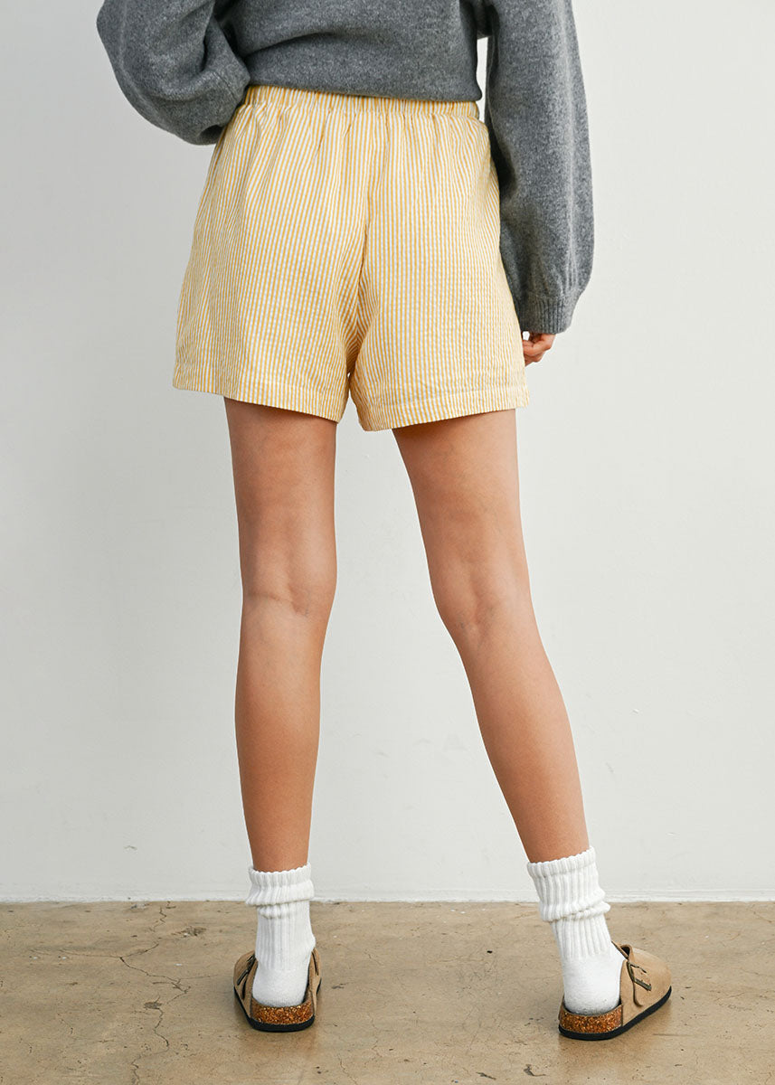 Elissa Striped Short - Yellow Multi