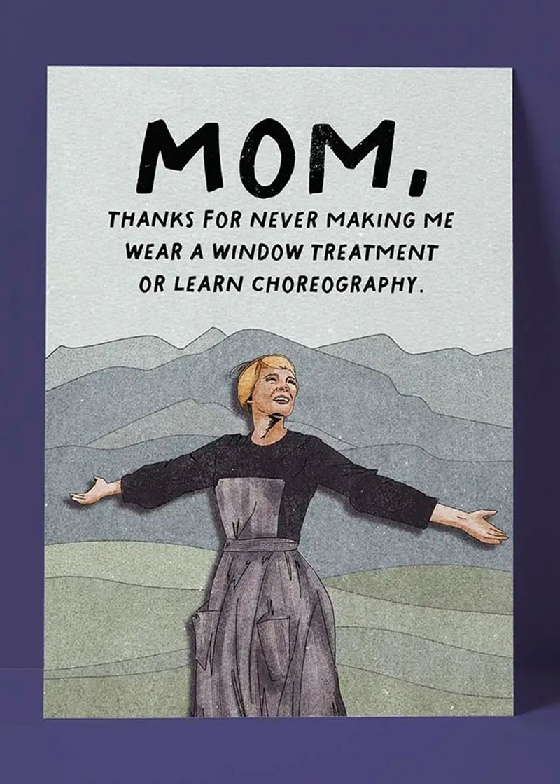Sound Of Music Mother's Day Card