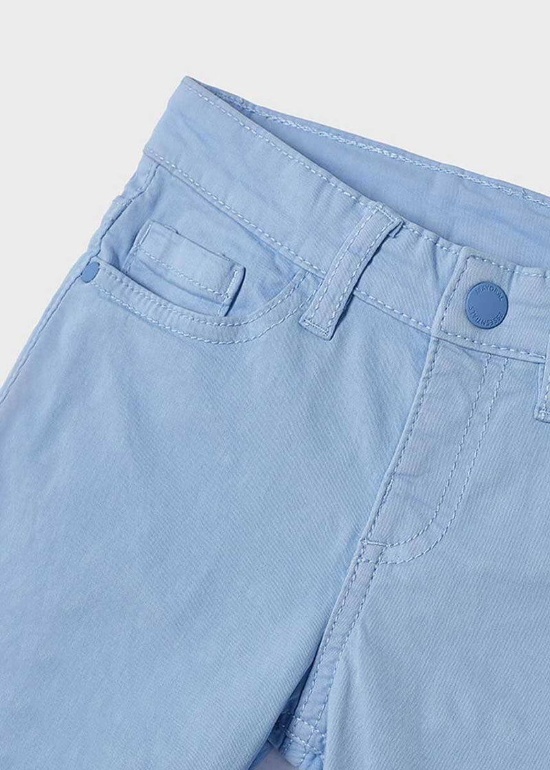 Chad Boys Twill Shorts - Powder Blue