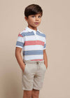 Liam Boys Linen Shorts - Semolina