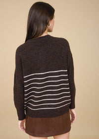 Felix Striped Sweater - Brown