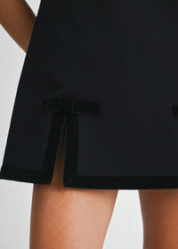 Queenie Sleeveless Mini Dress - Black