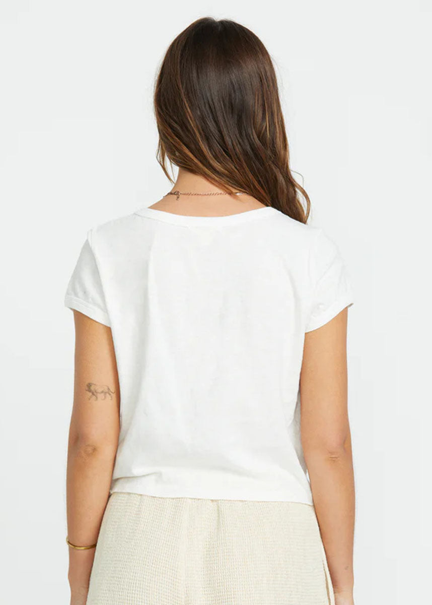 Daily Knit Tee - Stencil Wash