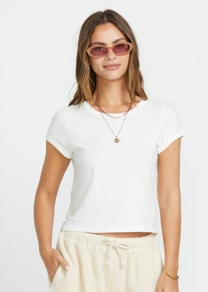 Daily Knit Tee - Stencil Wash