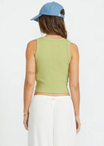 Rerun Knit Tank - Avocado