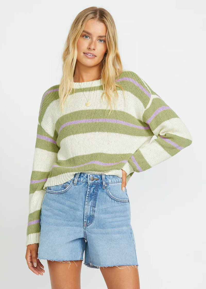 Make It Waves Sweater - Avocado