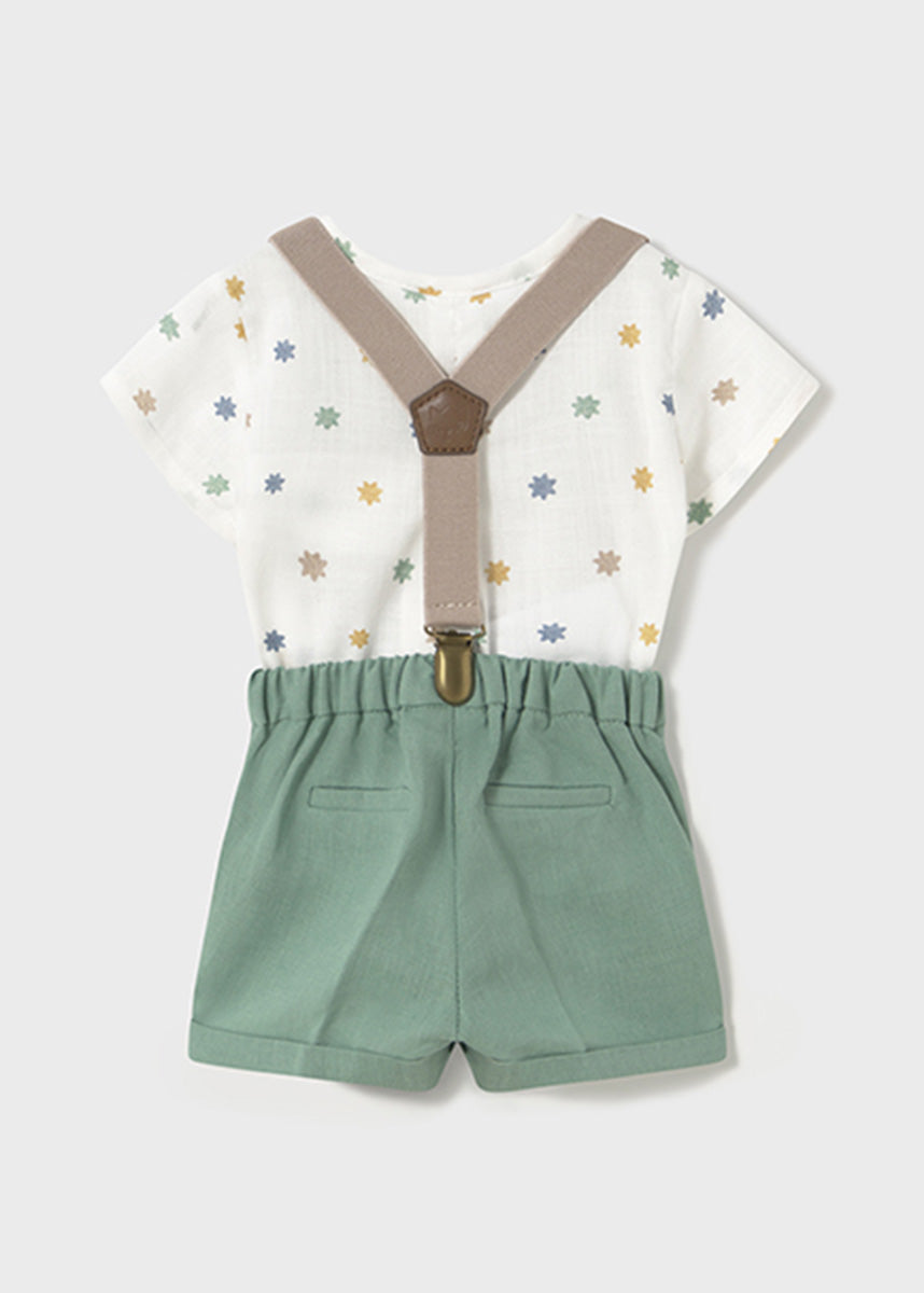Camden Shorts & Shirt Set - Broccoli