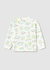 Jo Printed Pullover - Dinosaur