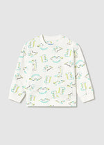 Jo Printed Pullover - Dinosaur