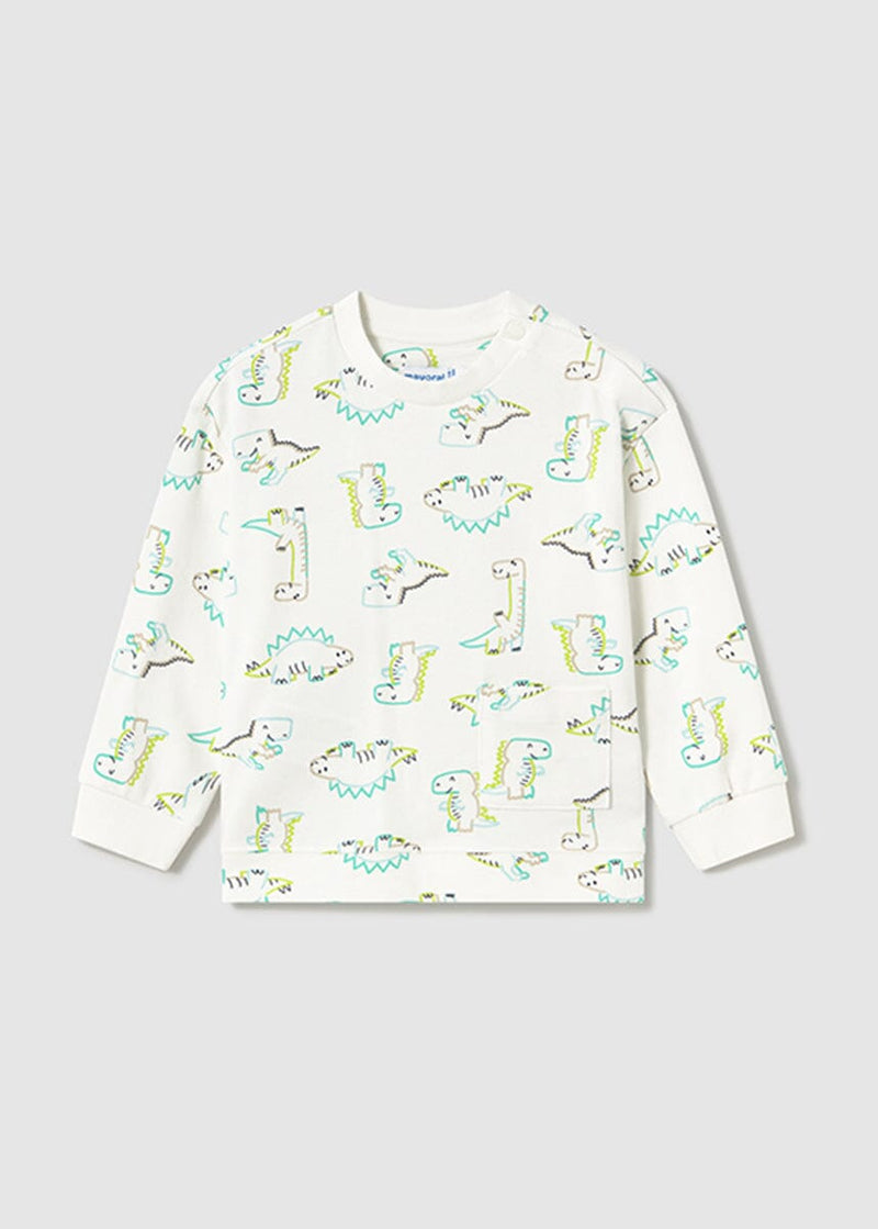 Jo Printed Pullover - Dinosaur