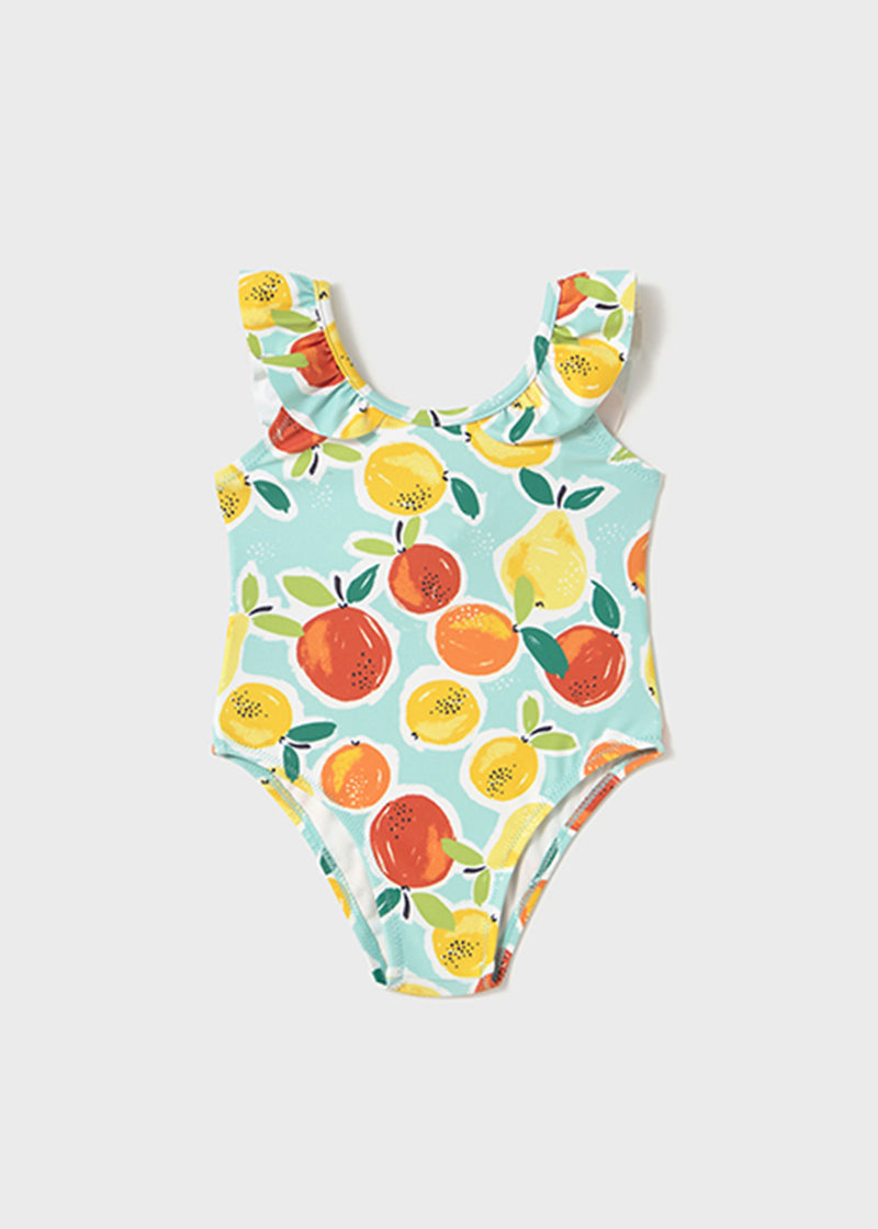 Corey Printed One-Piece Swimsuit - Aqua Citrus