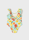 Corey Printed One-Piece Swimsuit - Aqua Citrus