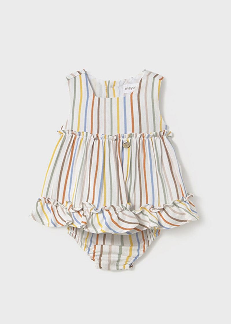 Morgan Dress & Bloomer Set - Stripes