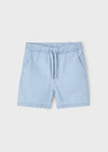 Benny Denim Bermuda Shorts - Stripes