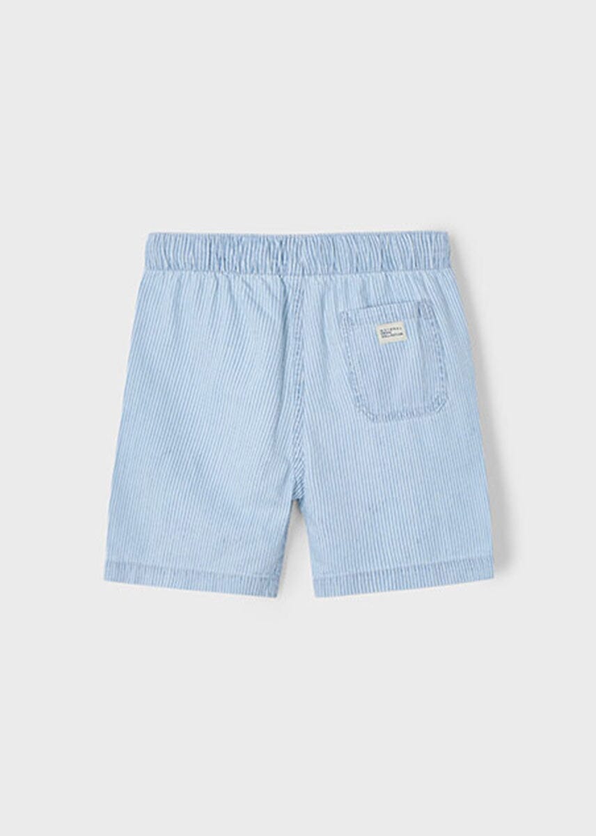 Benny Denim Bermuda Shorts - Stripes