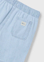 Benny Denim Bermuda Shorts - Stripes