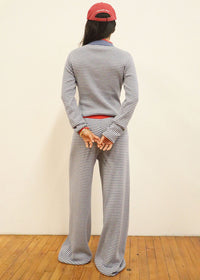 Bea Striped Wide Leg Pant - Marine