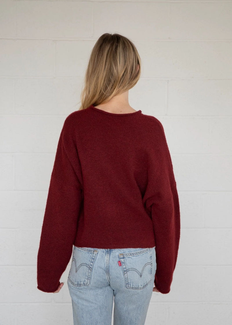 Piper Cardigan - Wine
