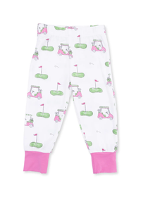 2-Piece S/S Pajama Set - Golf Carts Pink