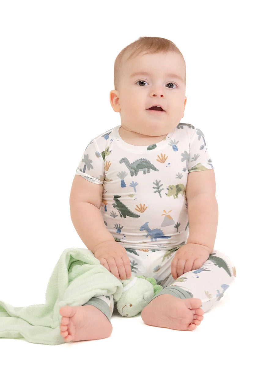 2-Piece Pajama Set - Soft Dinos