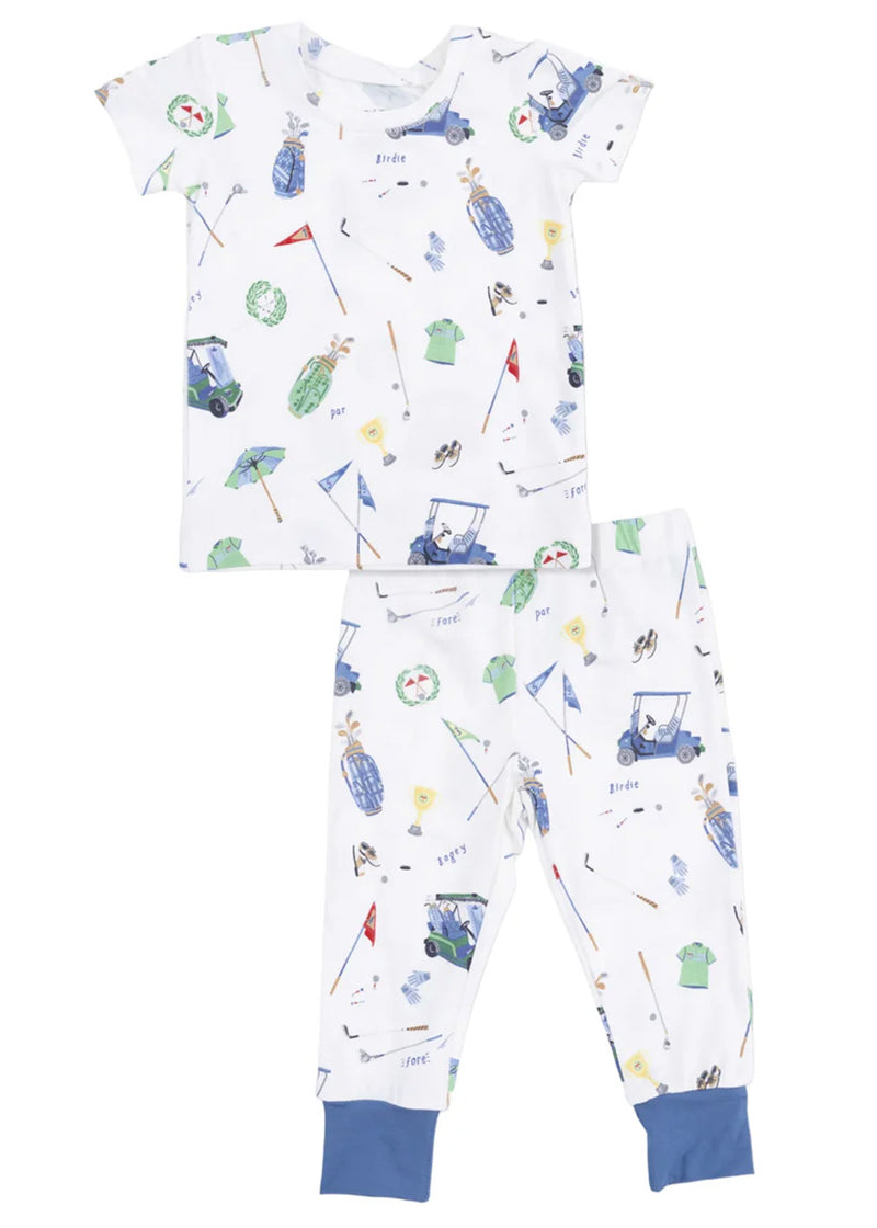 2-Piece Pajama Set - Golf Things Ivory