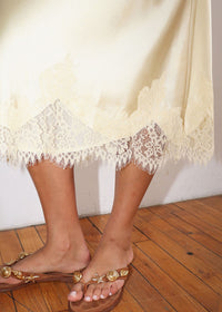 Margaret Midi Skirt - Butter