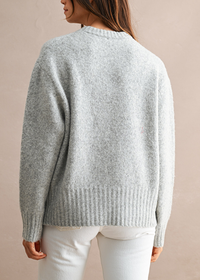 Agusta Pull-Over Sweater - Heather Grey