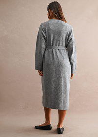 Andi Longline Cardigan - Charcoal