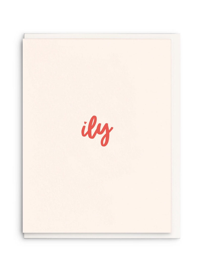 ILY Greeting Card