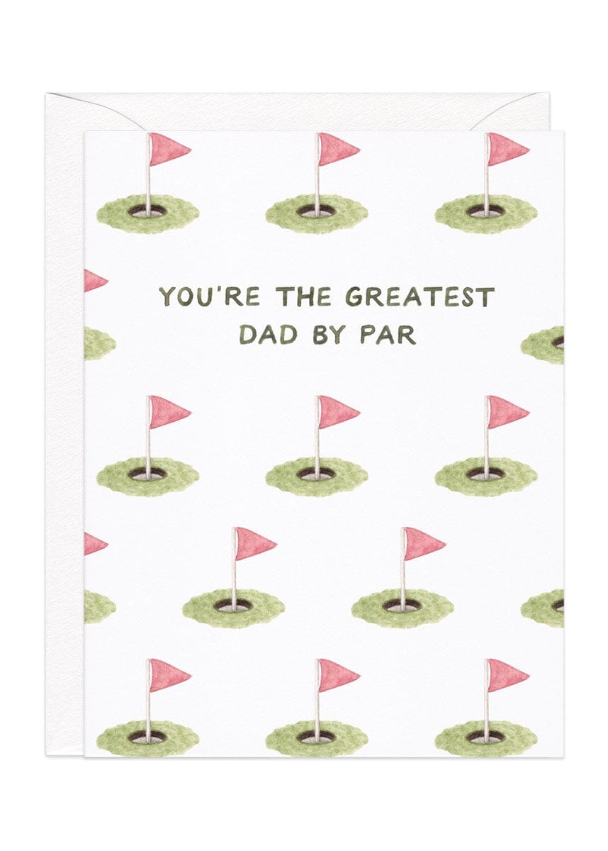 Greatest Dad By Par Father's Day Card