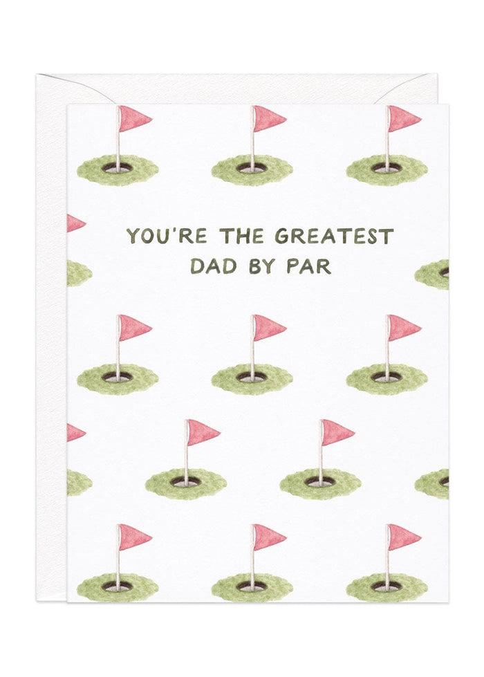 Greatest Dad By Par Father's Day Card