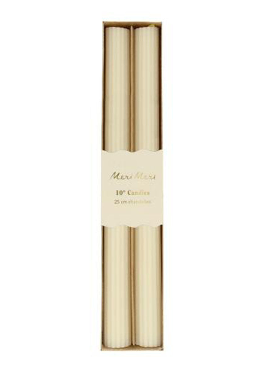 Ivory Table Candles (Set of 2)