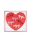 Valentine's Bow Hair Clips