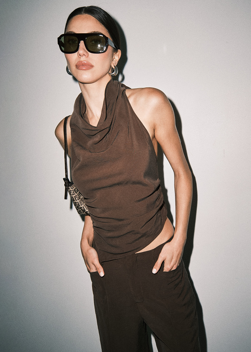 Drea Tank Top - Brown