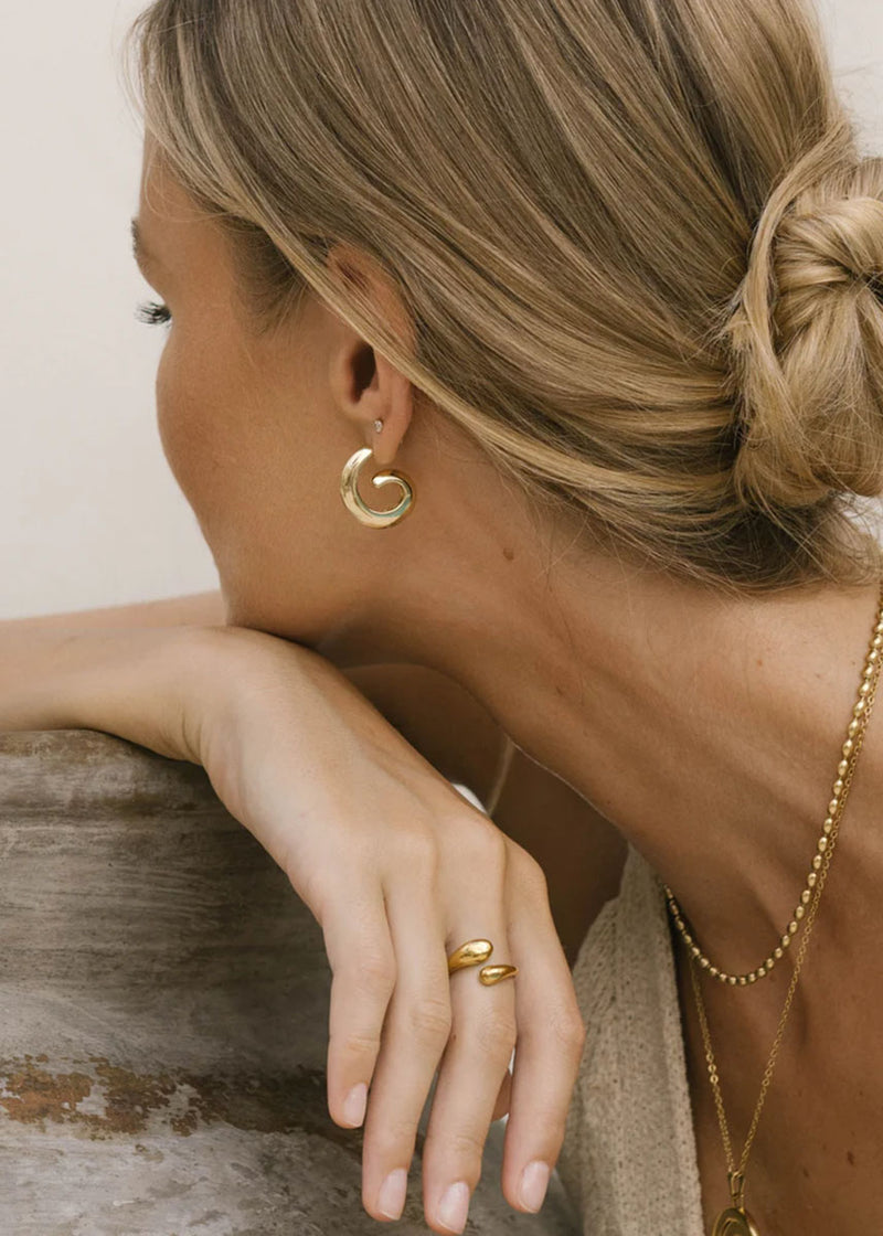 Athena Hoops - Gold