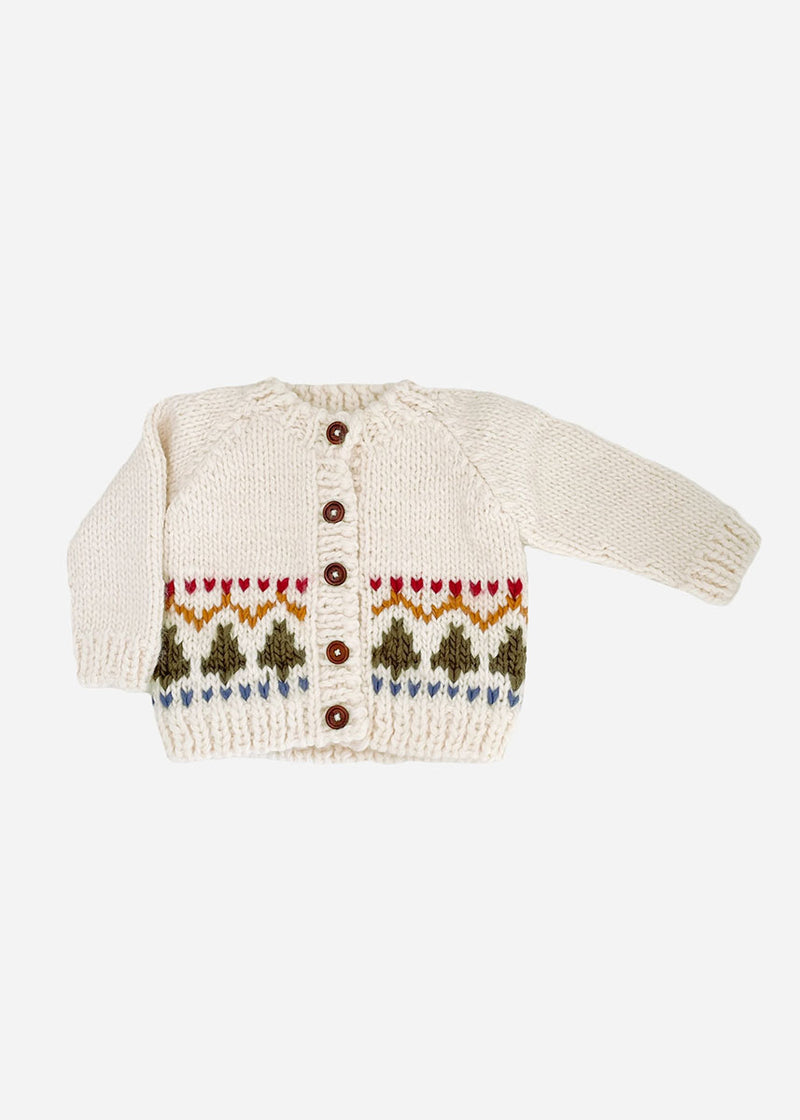 Fair Isle Tree Cardigan