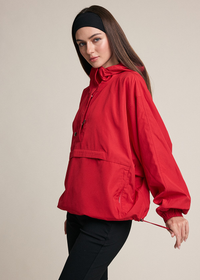 Rai Anorak Pullover Jacket - Red