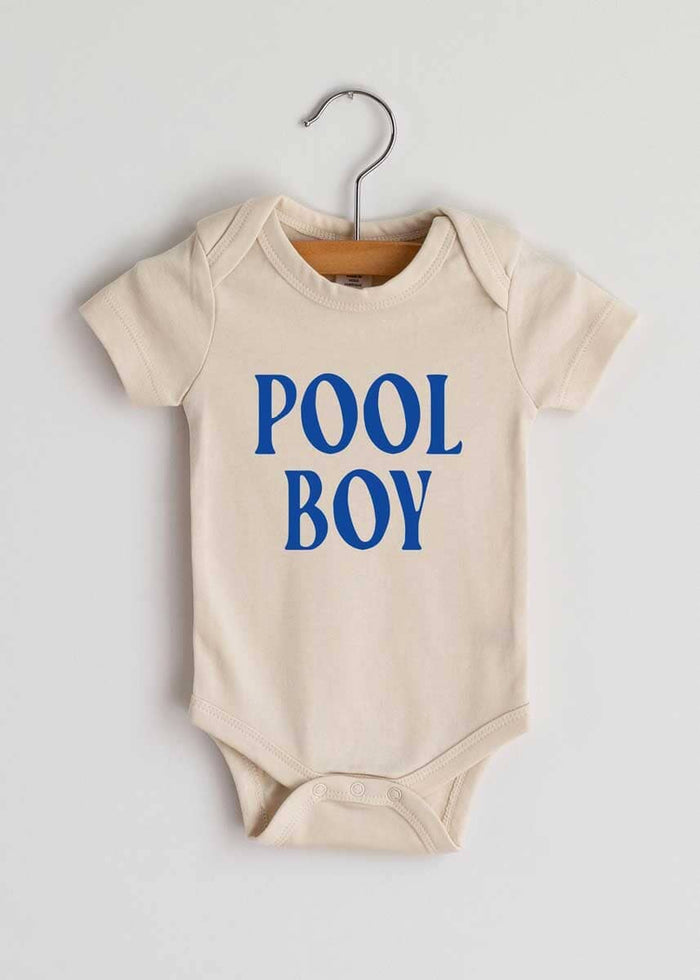 Pool Boy Organic Onesie - Cream