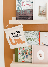 Book Worm Hang Sign