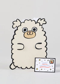 Dog & Mini Card Birthday Card