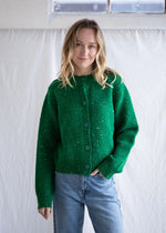 Gemini Spotted Cardigan - Green