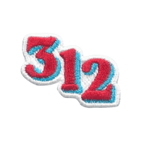 312 Patch - Red & Blue