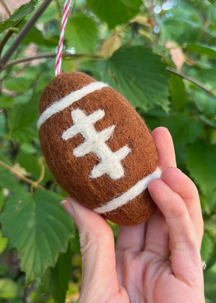Football Felt Ornament