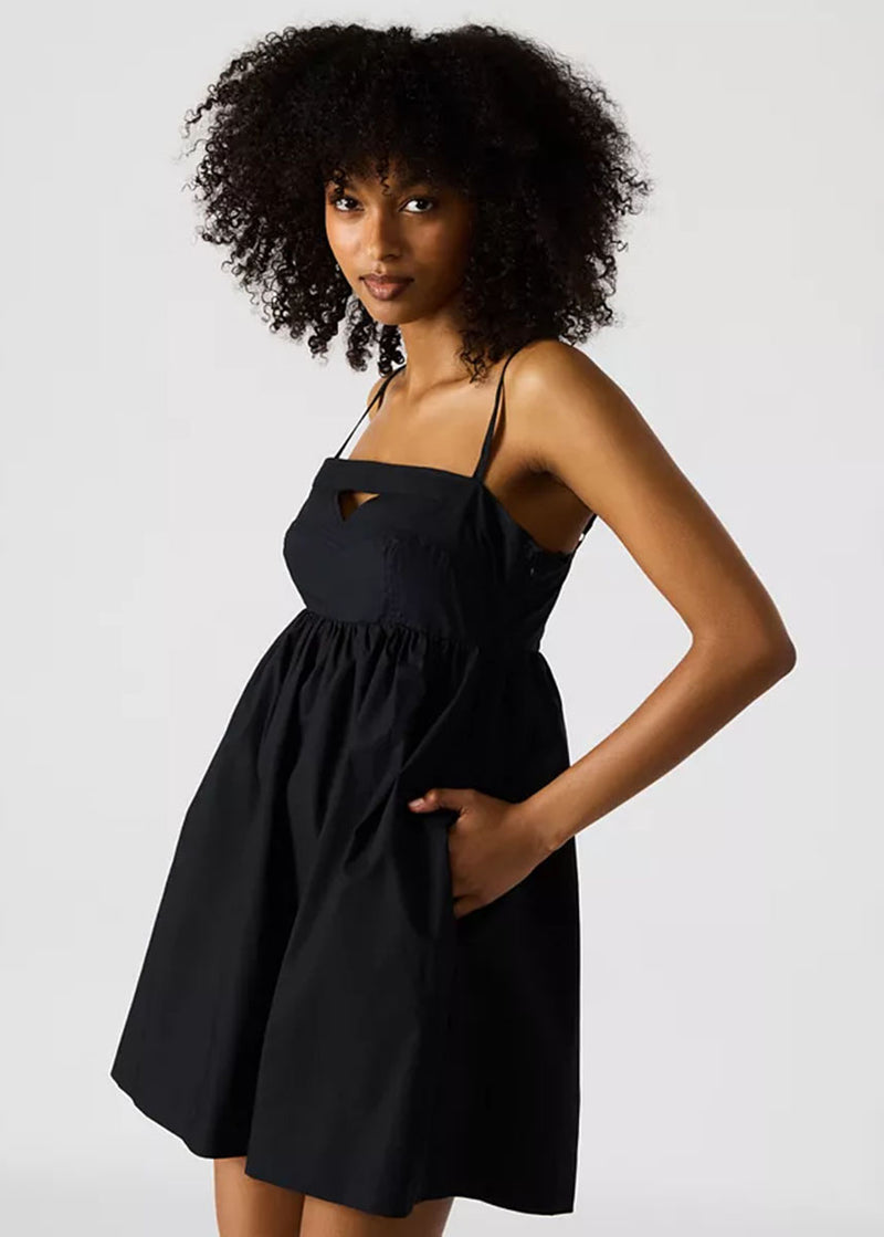 Meadow Mini Dress - Black